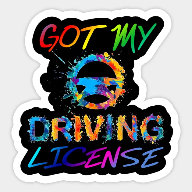 GOT MY DRIVERS LICENSE Sticker by GOTOCREATE